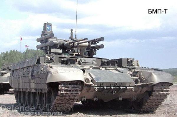 Tank Support Fighting Vehicle BMPT "Ramka" based on T-90 chassis.<br /><a href='images/pictures/ETH_Arsenal/323100051.jpg' target='_blank'>Full size image</a>